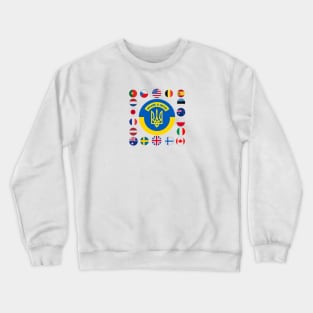 Ukraine Is United By Abby Anime (c) Crewneck Sweatshirt